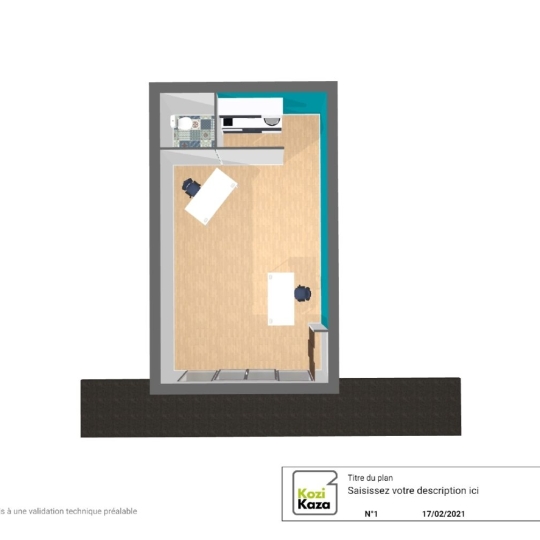  Mathieu CHAMARD - Agence BIEN CHEZ SOI : Office | PARTHENAY (79200) | 38 m2 | 310 € 